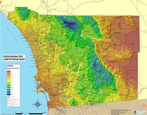 How much rainfall has San Diego County had this water year?